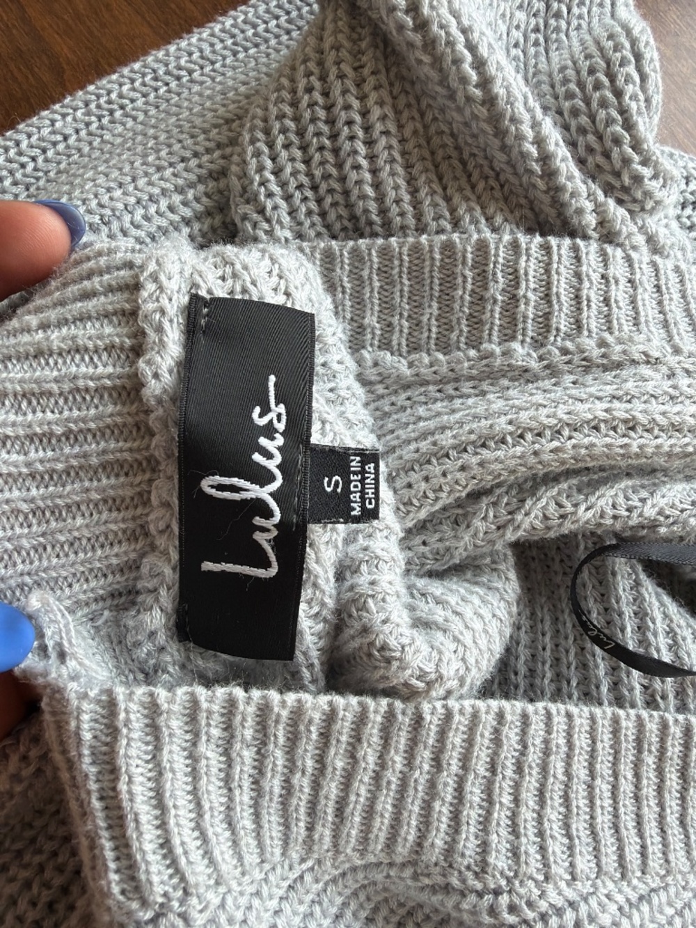 Oversized Reversible Sweater - Lulu’s - Picture 3 of 3